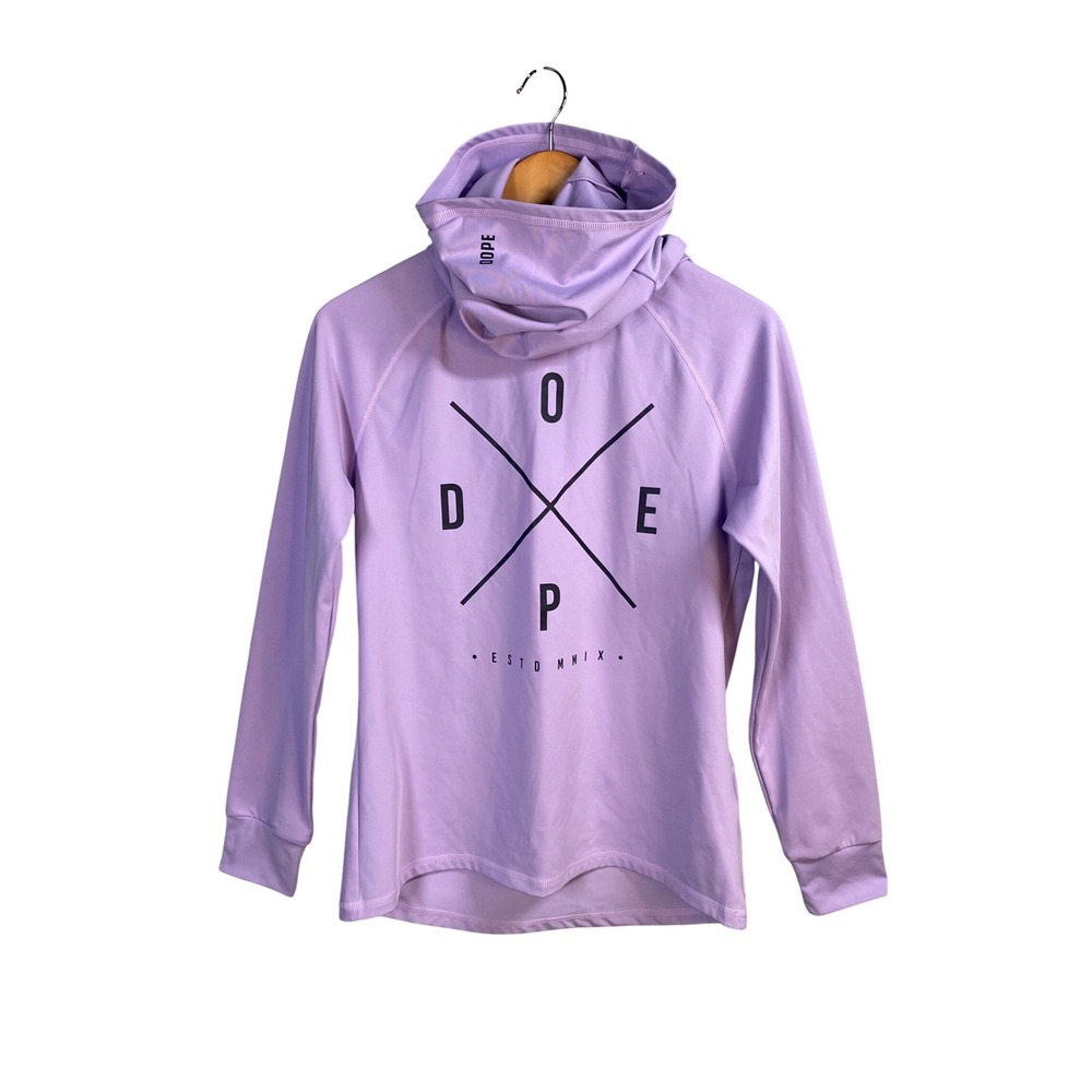 Dope‎ Snow Snuggle Base Layer Top Womens Small Mask Fleece Snowboard Skiing